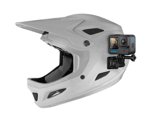 GoPro Front- und Seiten-Helmhalterung für Motorrad-, Ski- oder Fahrradhelme - schwarz